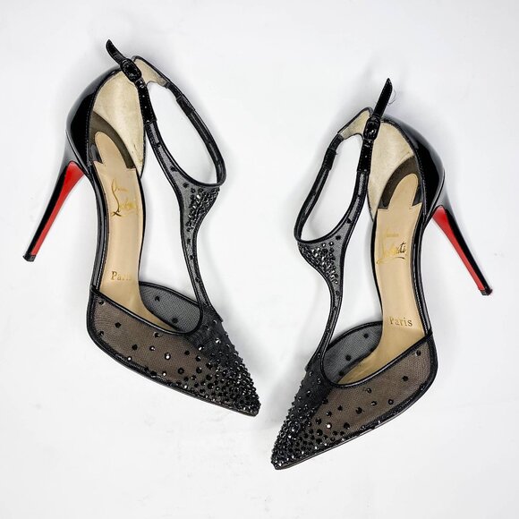 Louboutin Salopatina Crystal Pumps - Picture 1 of 10